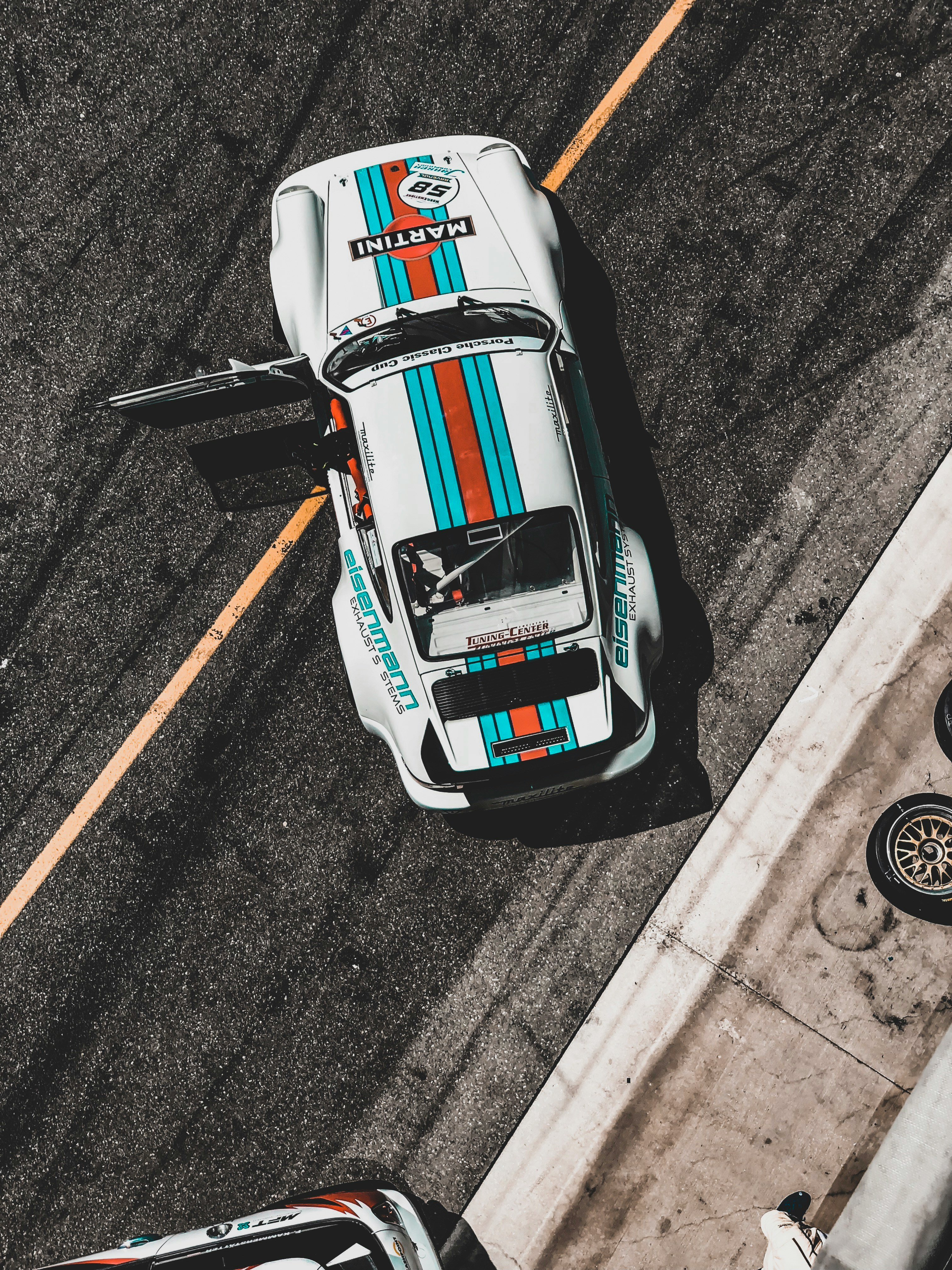 Martini Porsche race car